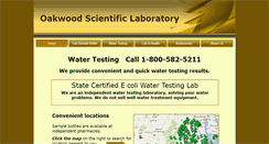 Desktop Screenshot of oakwoodlab.com